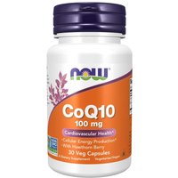 NOW Foods CoQ10 100 mg z jagodami głogu 90 kaps