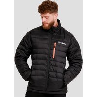 GymBeam Męska kurtka Puffer Black/Orange M