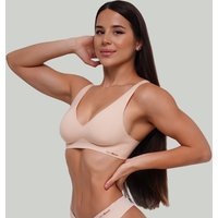 GymBeam Biustonosz bezszwowy Beige XS