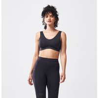SQUATWOLF Biustonosz sportowy ze średnim wsparciem Free Cut Black XS