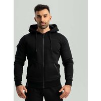 STRIX Bluza z kapturem na zamek Nova Black M