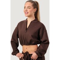 GymBeam Damska bluza Zip-Up NEO Mocha M