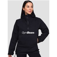GymBeam Damska kurtka przeciwdeszczowa Smock Black S