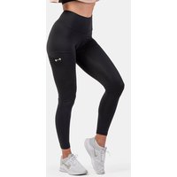 NEBBIA Damskie legginsy z wysokim stanem i kieszenią Active Black XS