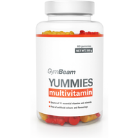GymBeam Multiwitamina Yummies 60 kaps pomarańcza cytryna wiśnia