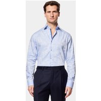& Slim Fit Floral Jacquard Shirt Long