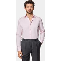 Hawes & Curtis Slim Fit Pink Twill Non-Iron Curtis Shirt | Contrast Detail | Plain | Men's
