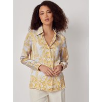 & Relaxed & Yellow Paisley Boutique Blouse