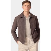 & Chocolate Brown Harrington Jacket reg