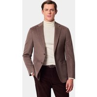 Hawes & Curtis Slim Fit Taupe Blazer | Wool & Cashmere | Plain | Men's