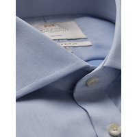 Hawes & Curtis Extra Slim Fit Blue Twill Non Iron Shirt | Non-Iron | Plain | Men's
