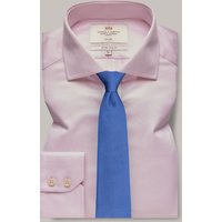 Hawes & Curtis Extra Slim Fit Pink Pique Non-Iron Shirt | Plain | Men's