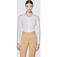 & Twill Weave Fitted Shirt Single Cuffs