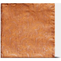 Hawes & Curtis Orange Paisley Handkerchief | Silk | Men's
