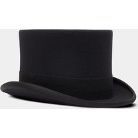 Hawes & Curtis Christy’s Black Wool Felt Top Hat with White Lining | Plain | Men's