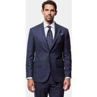 Hawes & Curtis Tailored Fit Navy Check 1913 Suit | Wool | Plaid | Men's