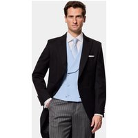 Hawes & Curtis Tailored Fit Black & Grey 1913 Morning Suit | Wool | Plain | Men's