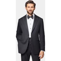 Hawes & Curtis Tailored Fit Black 1913 Dinner Suit | Wool | Plain | Men's