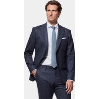 Hawes & Curtis Slim Fit Blue Hopsack 1913 Suit Jacket | Wool | Plain | Men's