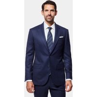 & Tailored Fit Dark Blue 1913 Suit Jacket long