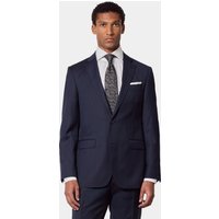 Hawes & Curtis Tailored Fit Navy Sharkskin Suit Size: One Size