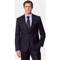 Hawes & Curtis Classic Fit Navy Twill Suit Jacket | Wool | Plain | Men's