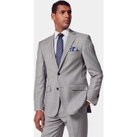 Hawes & Curtis Classic Fit Light Grey Twill Suit | Wool | Plain | Men's