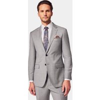Hawes & Curtis Slim Fit Light Grey Twill Suit | Wool | Plain | Men's
