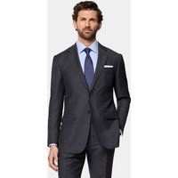 Hawes & Curtis Slim Fit Charcoal Herringbone Suit Jacket | Wool | Plain | Men's