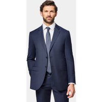 Hawes & Curtis Slim Fit Navy Birdseye Suit | Wool | Plain | Men's