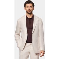 Hawes & Curtis Tailored Fit Stone Linen Suit Size: One Size