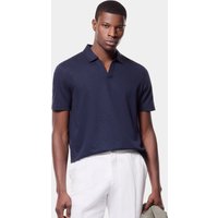 & Open Collar Polo Shirt