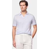 & Pale Open Collar Polo Shirt