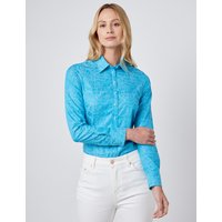 & Semi Fitted Dark Jacquard Paisley Shirt
