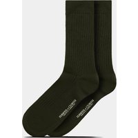 & Forest Green Ribbed Socks One