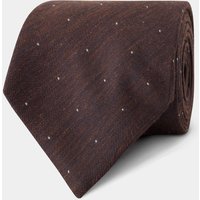 & Micro Spot Italian Cotton Silk Tie 1913 Collection One