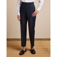 & Slim Fit Twill Tapered Trousers Short