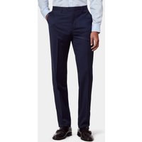 & Tailored Fit Dark Blue Twill 1913 Suit Trousers 42"