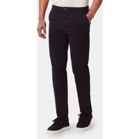 Hawes & Curtis Regular Fit Black Garment-Dyed Chinos | Cotton Stretch | Plain | Men's