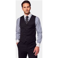 & Tailored Fit Twill Waistcoat reg
