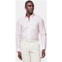 & Slim Fit Linen Shirt Long