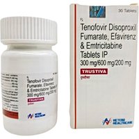 Tenofovir disoproxil fumarate-300mg + Efavirenz-600mg