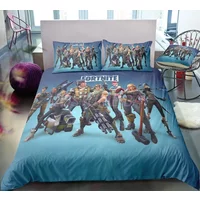 Fort Night Quilt Duvet Cover Set Doona Double Queen Size Pillowcase Bedding