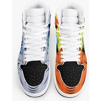 Narutoo Shippuden Uzumaki Narutoo Vs Sasuke Jd1 Anime Shoes Mid Top Sneaker