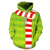The Grin Christmas Hoodie, Costume 3d Hoodie