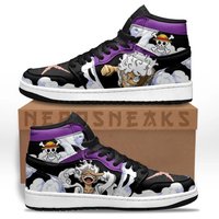 Monkey D Luffy Nika Jd1 Sneakers Anime Custom Basketball Shoes