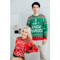 Why Is The Carpet All Wet Todd Ugly Christmas Sweater Red