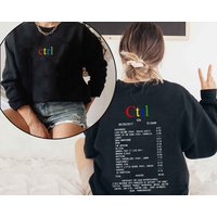 Ctrl Rainbow By Sza With Tracklist Shirt