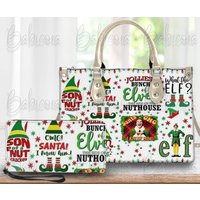 Elf Christmas Leather Bag