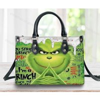 Cindy Lou Who Christmas Leather Bag, Funny Character